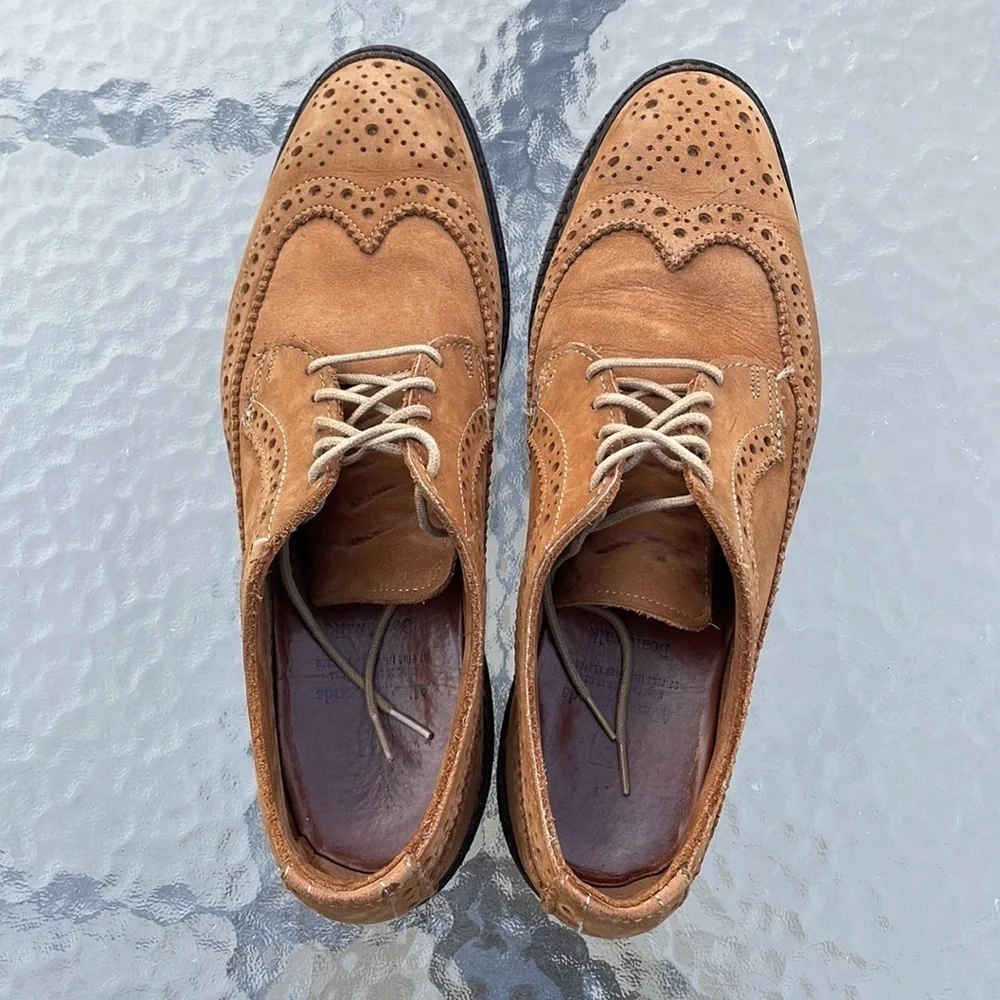 Allen Edmonds Boardwalk Longwing Derby Sz 8